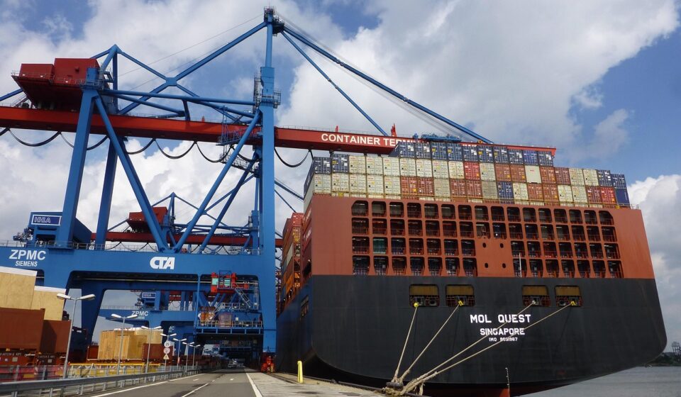 container, container terminal, container ship, cargo handling, container crane, envelope, port, container handling, container, container, container, container, container ship, container ship, container ship, container ship, container ship, cargo handling