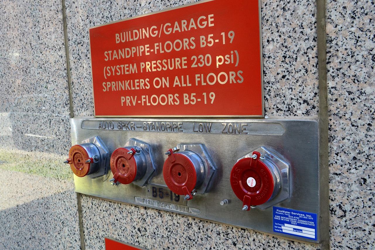 fire safety, standpipe, sprinkler, valve, plumbing, fire, safety, equipment, red, protection, control, pipe, water, security, power, metal, system, technology, emergency, industrial, industry, connection, pipeline, pressure, tube, danger, service, engine, work, nature, energy, hydrant, interior, hose, prevention, extinguisher, wall, building, plant, steel, parking lot, marble, skyscraper, structure, fire department, tower, business, fire proof, safe, opening, 911, alarm, auto sprinkler, low zone, psi, gray work, gray fire, gray energy, gray security, gray emergency, gray safety, gray power, gray interior, gray service, gray industry