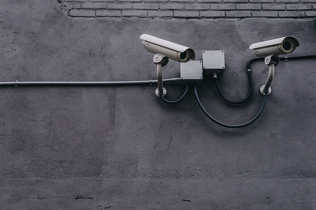concrete, wall, pipe, cctv, camera, gray camera, gray wall, cctv, cctv, cctv, cctv, cctv