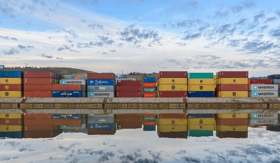 container, port, container terminal, container transshipment point, cargo handling, container handling, neckar, stuttgart, heaven, blue, container, container, container, container, container, port, container terminal, container terminal, stuttgart