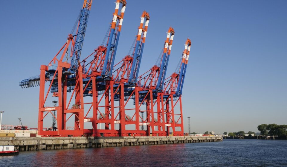 port industry, container terminal, container crane systems, hamburg, container cranes, elbe, maritime, terminal, crane, hamburg harbour, technology, handling equipment, port handling, port, container terminal, terminal, terminal, port, port, port, port, port