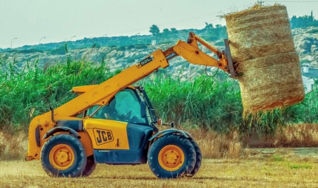 clark, lift, yellow, heavy machine, equipment, lifting, agriculture