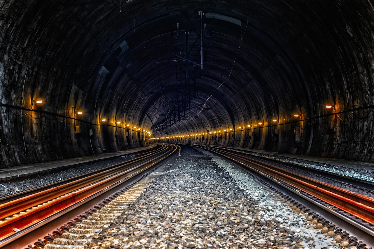 tunnel, railway, underground, railroad, rail, rail tracks, railway tracks, rail traffic, dark, tunnel, tunnel, tunnel, tunnel, tunnel, railway, underground