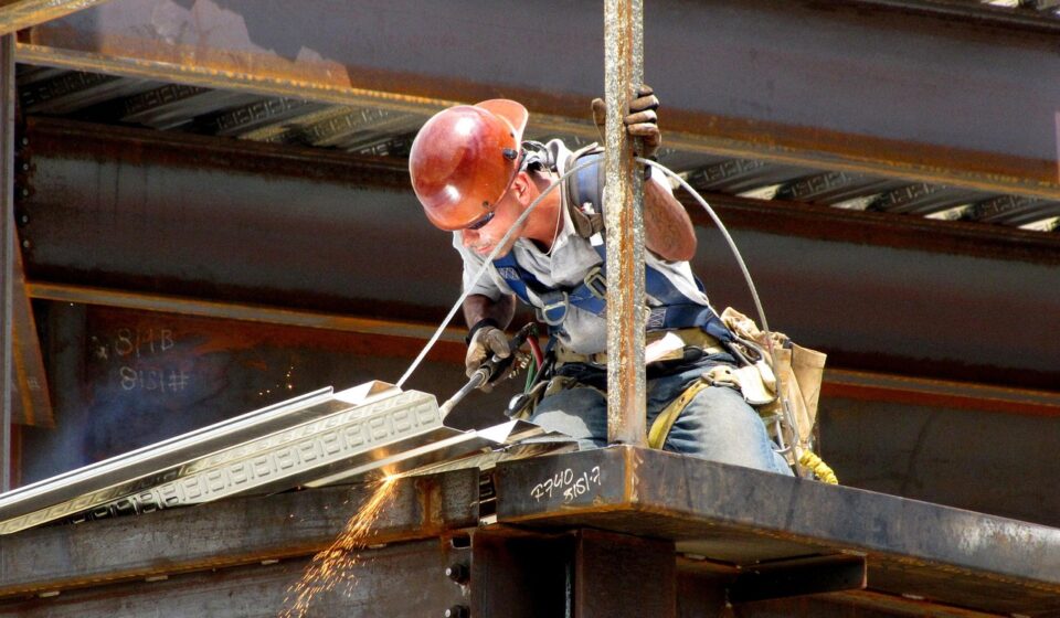 man, welding, steel, torch, building, worker, brown building, welding, welding, welding, welding, welding