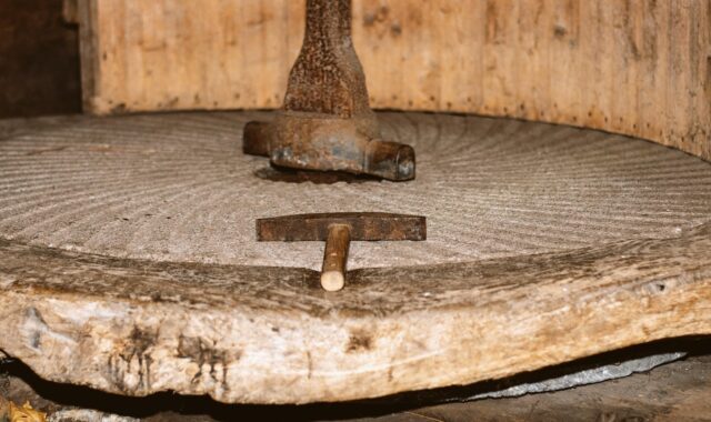 mill, millstone, bicke, grinder, air furrows, ridge, runner stone, stone, historical, grinding area, flour mill, hammer, craft, müller crafts, guild, müller guild, grind, grain milling, century, vintage, old, wooden floor, millstone, millstone, millstone, millstone, millstone, bicke, bicke, bicke