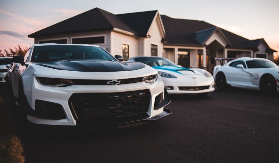 cars, vehicles, garage, parking, nature, home, wheels, speed, modern, audi, bmw, sky