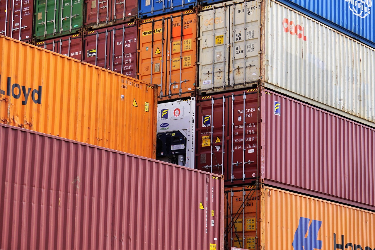 container, freight, port, stacked, transshipment point, loading, container handling, germany, export, industry, transport, logistics, storage, export, export, export, export, logistics, logistics, logistics, logistics, logistics