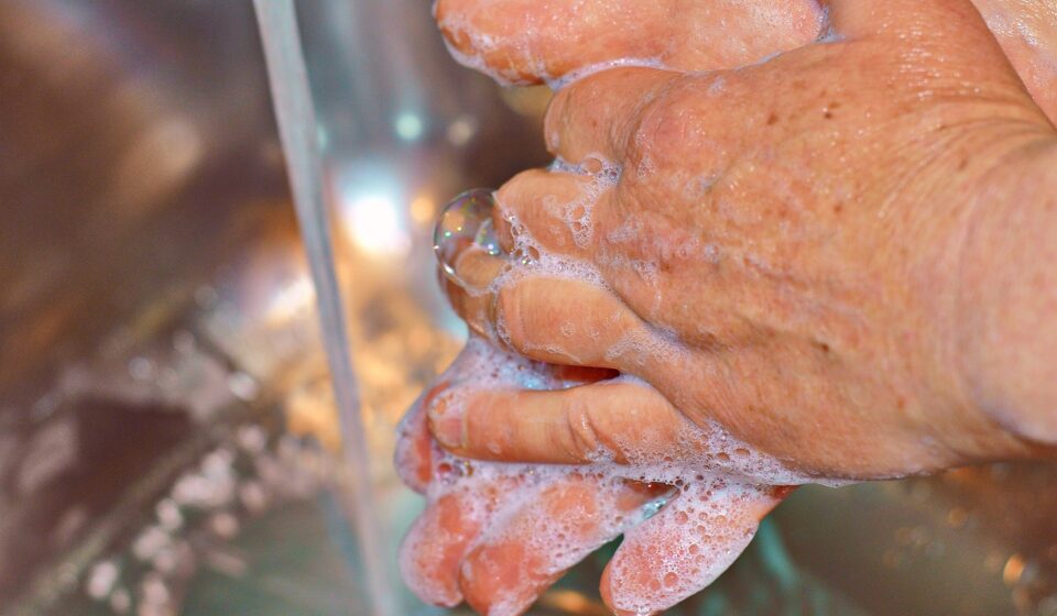 hands, soap, to wash, hygiene, clean, bathroom, skin, maintenance, cosmetics, wellness, donor, blow, bathroom sink, nature, water, bacteria, viruses, health, stainless steel, sanitary, water tap