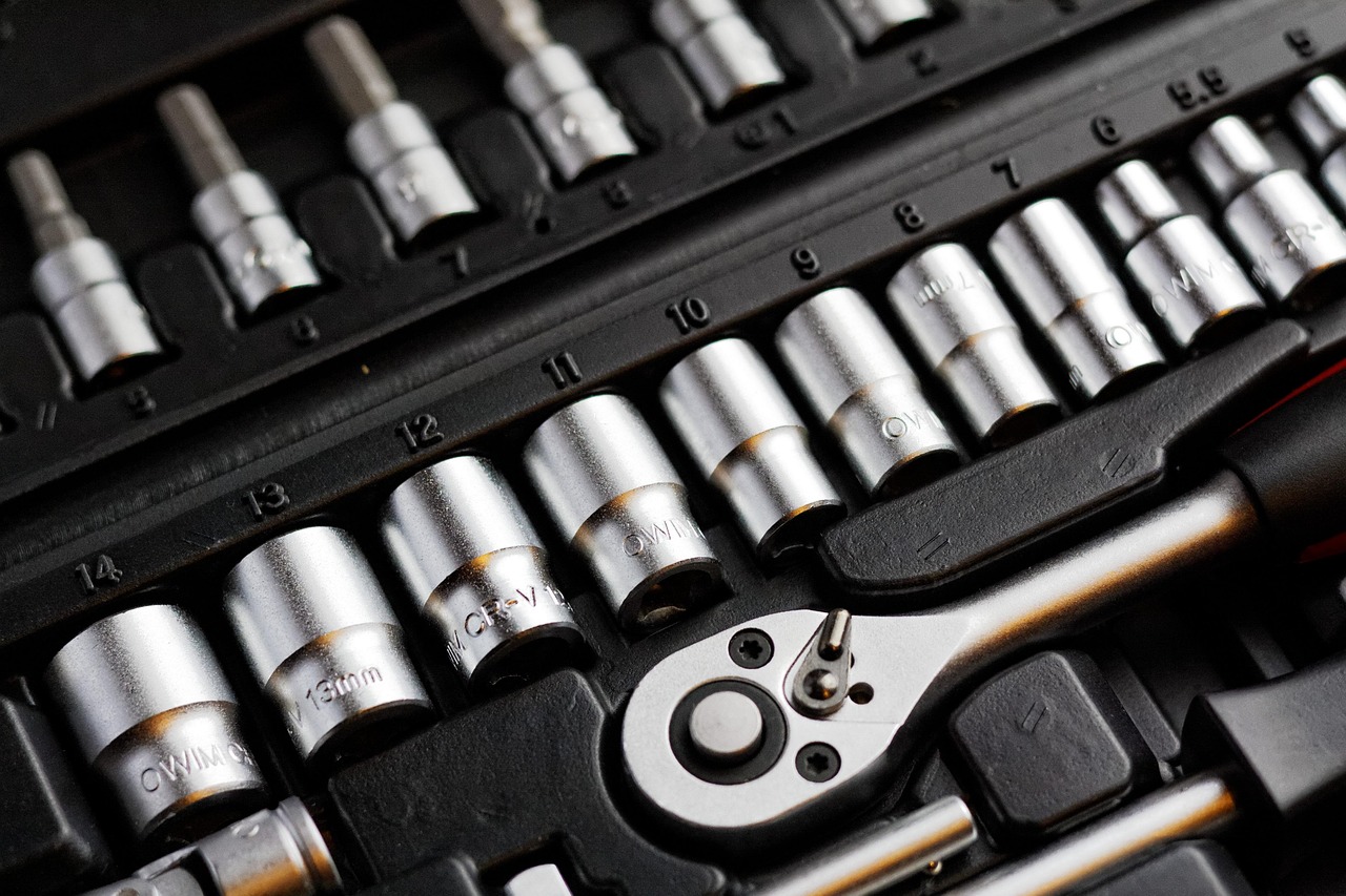 wrench, sockets, tools, workshop, garage, gray tools, gray garage, wrench, garage, garage, garage, garage, garage