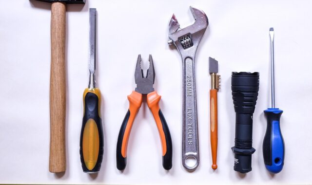 tools, work, repair, a hammer, screwdriver, chisel, roulette, to fix, inside, flashlight, wrench, tools, tools, tools, tools, tools
